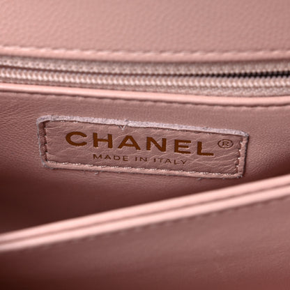 Chanel Caviar Quilted Mini Coco Handle Flap Pink 6 of 10