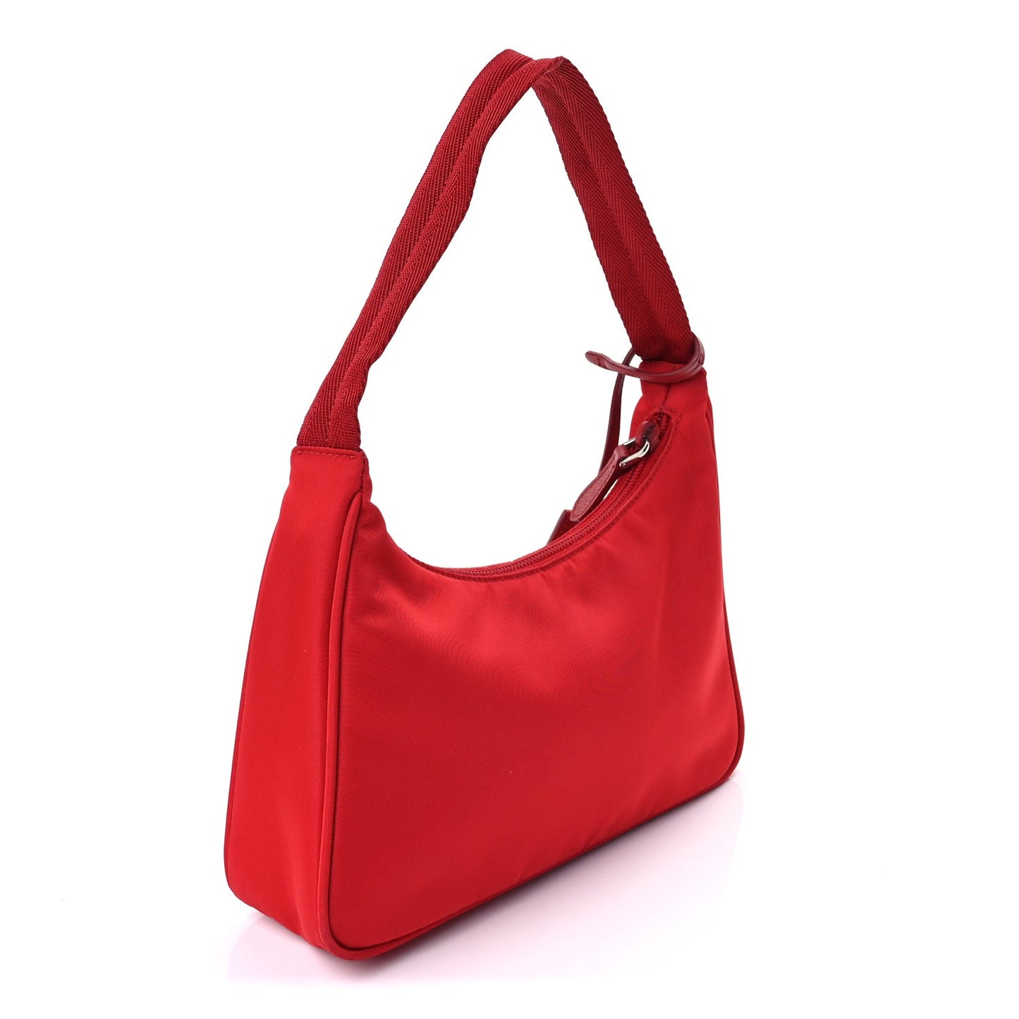 Tessuto Nylon Mini Re-Edition 2000 Bag Rosso