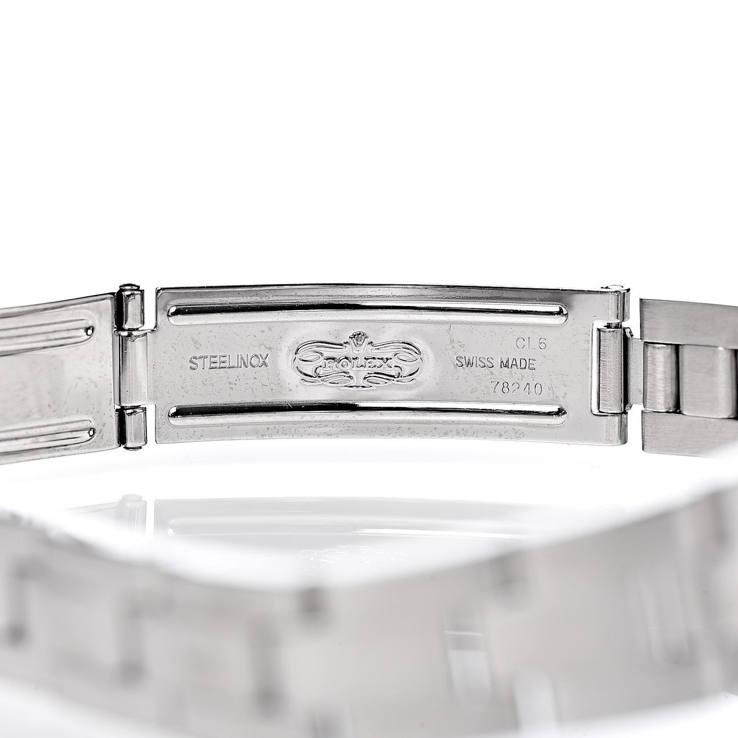 Stainless Steel 24mm Oyster Perpetual Watch Pink 76080