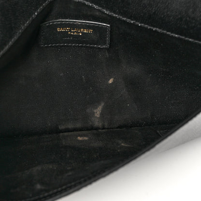 Saint Laurent Grain De Poudre Uptown Pouch Black 4 of 7