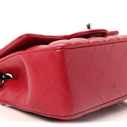 Chanel Caviar Quilted Mini Rectangular Flap  Pink 10 of 10