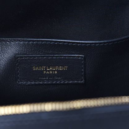 Saint Laurent Lambskin Matelasse Monogram Vicky Camera Bag Black 6 of 10