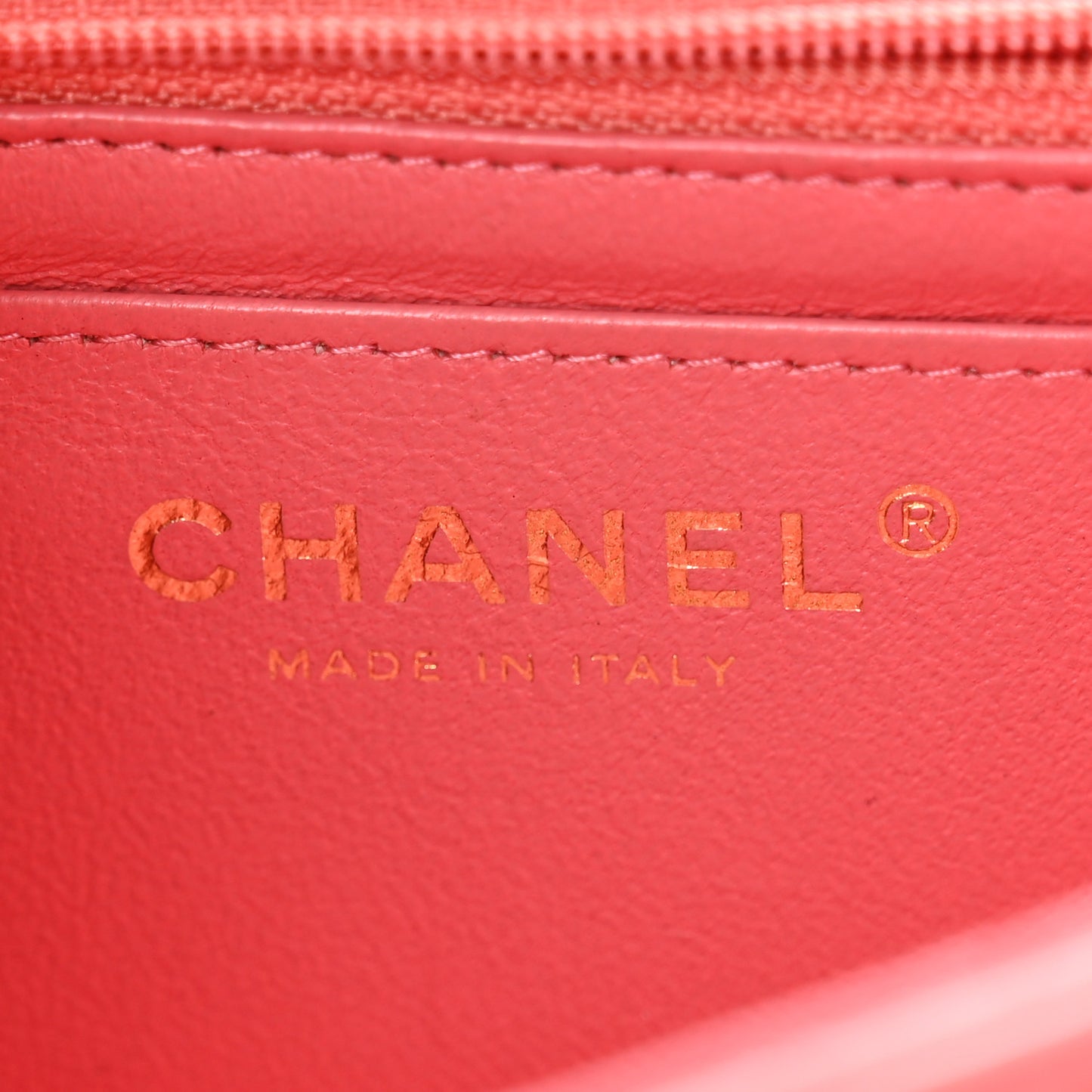 Patent Calfskin Quilted Mini Rectangular Flap Pink