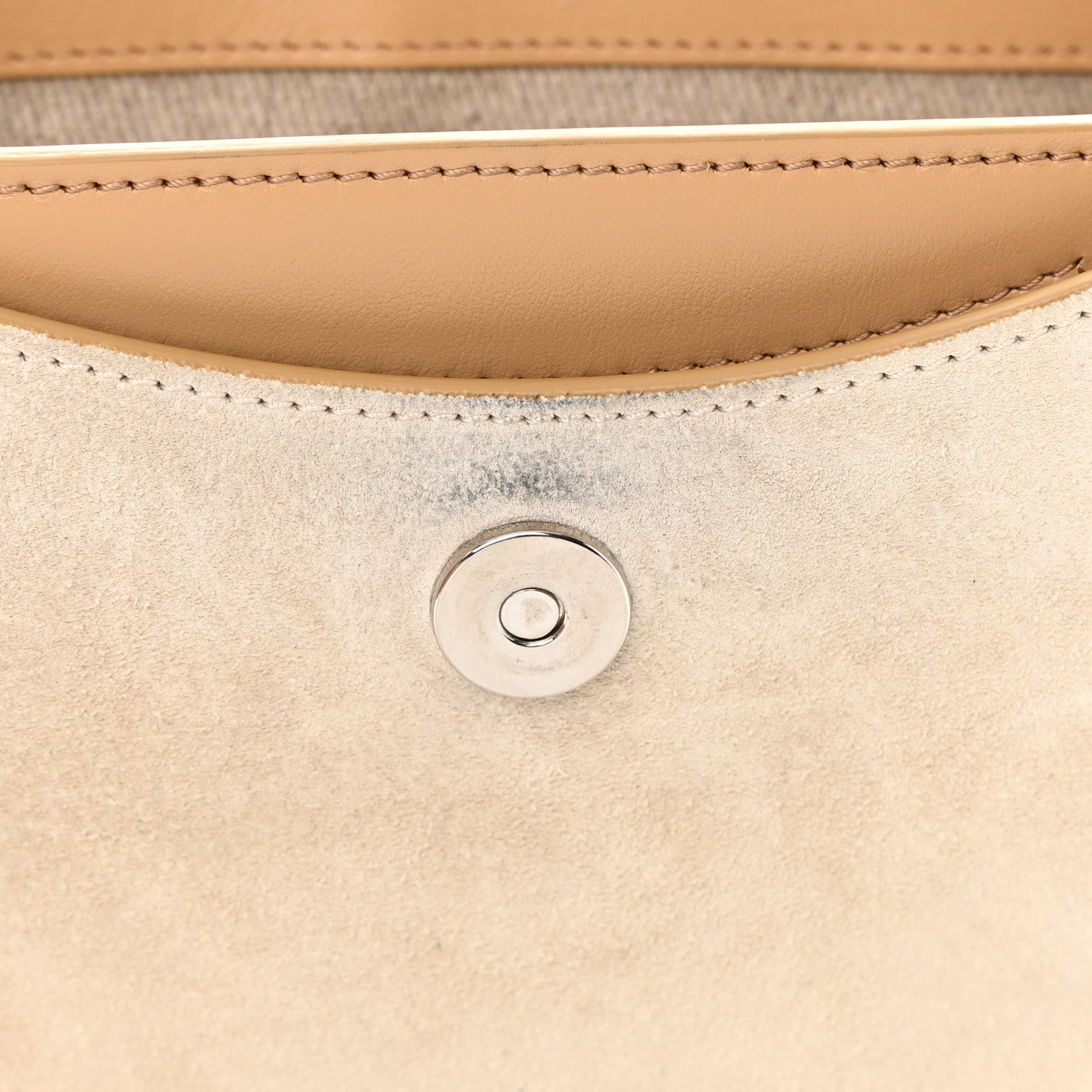 Chloe Calfskin Suede Small Tess Bag Soft Tan 12 of 22