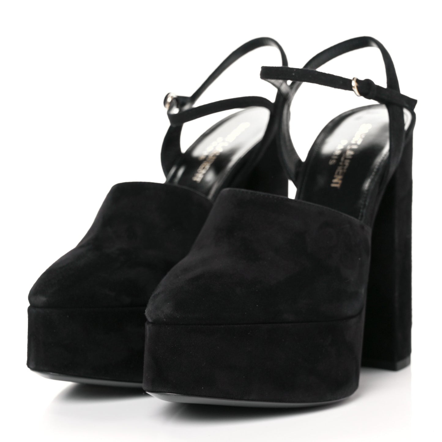 Kid Scamosciato Kassia 95 Platform Pump 37.5 Black