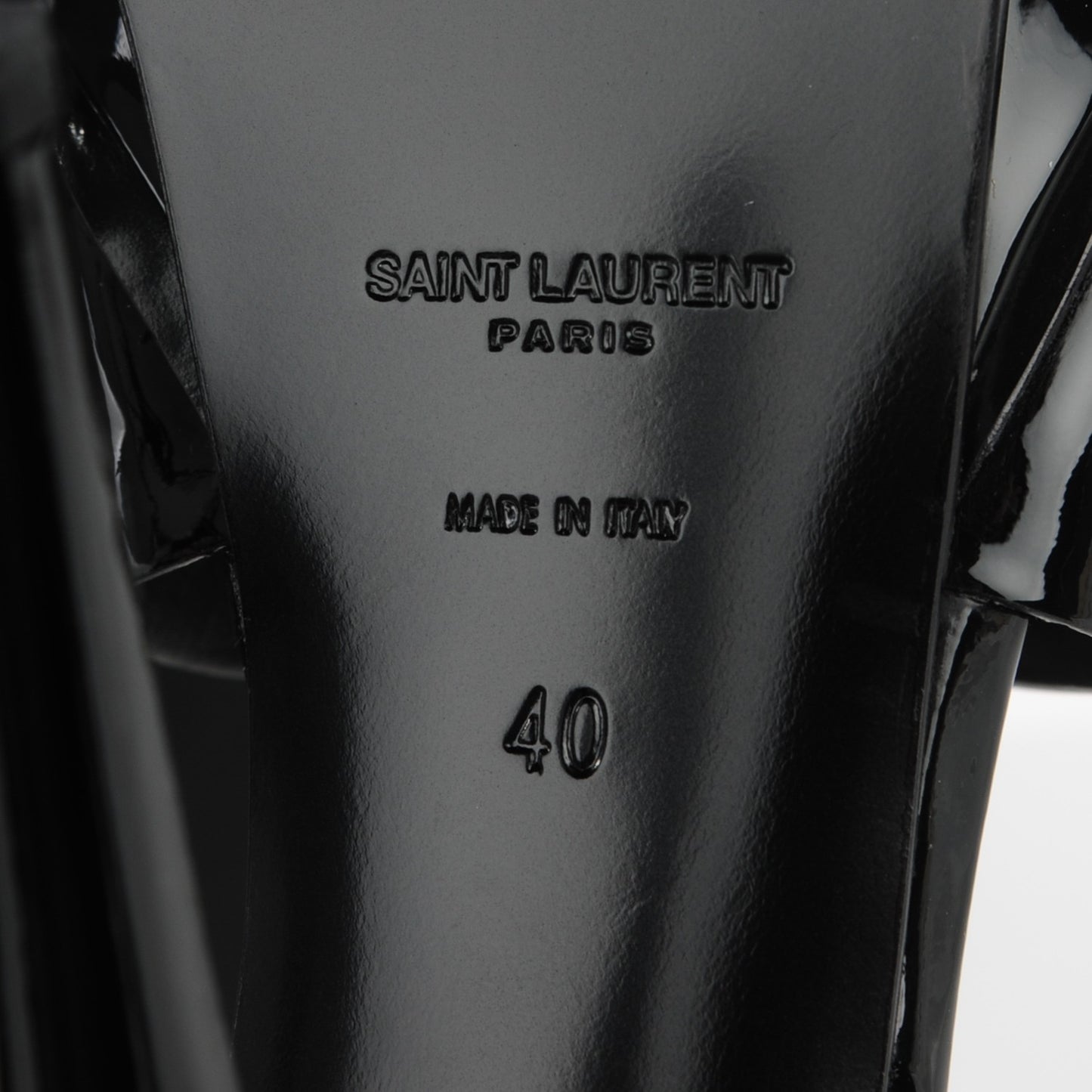 Patent Tribute 105 Platform Sandals 40 Black