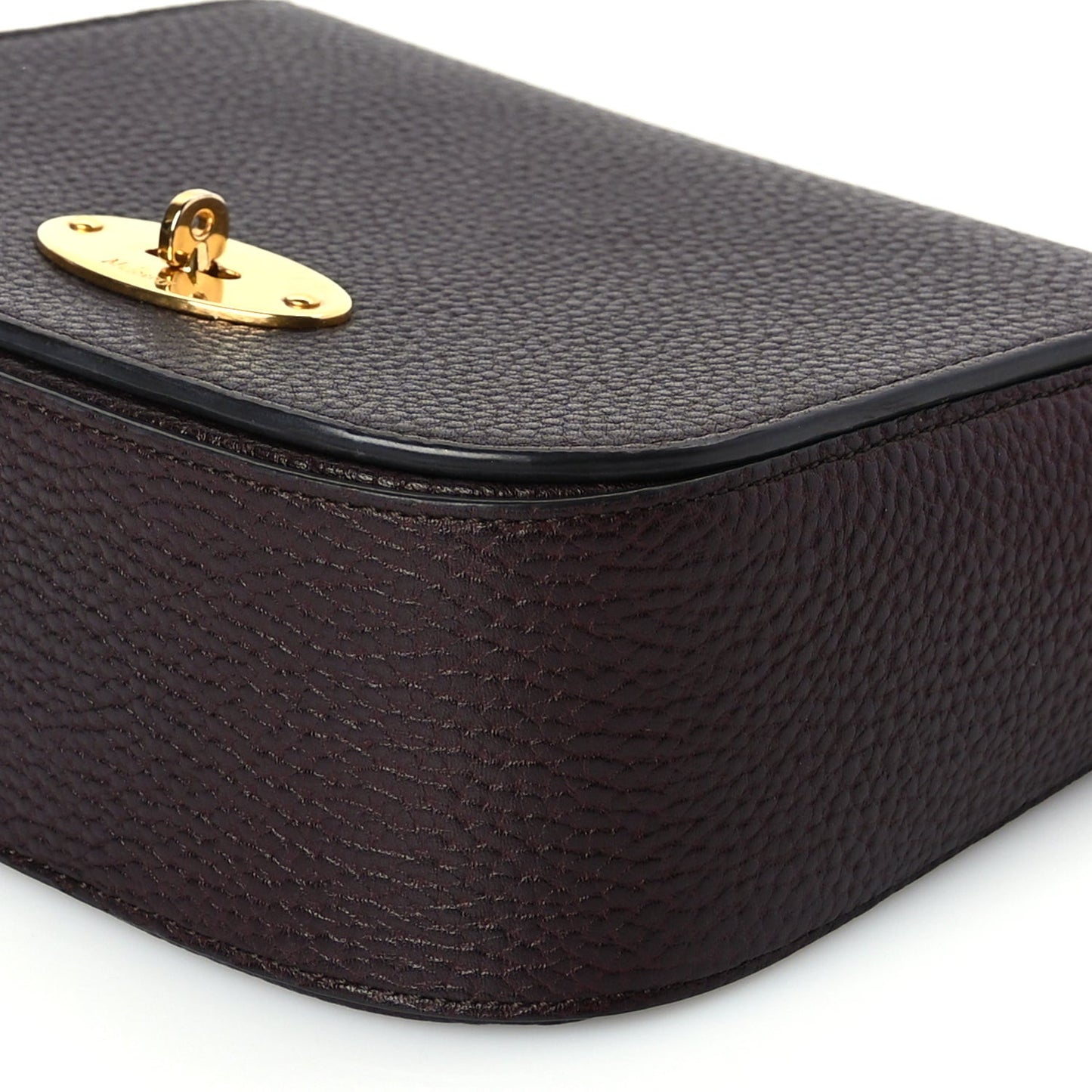 Grain Vegetable Tanned Calfskin Small Darley Satchel Oxblood
