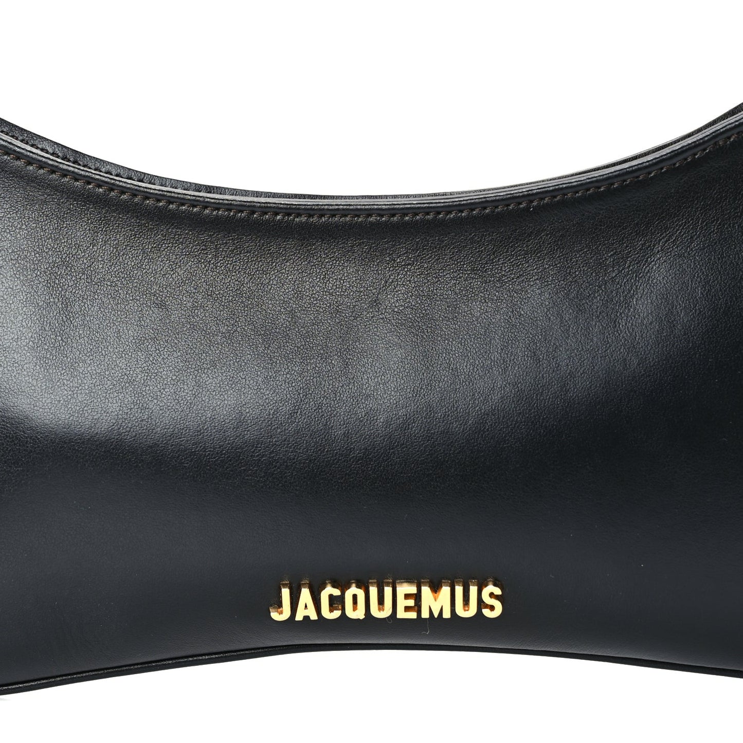 Smooth Calfskin Le Bisou Perle  Black