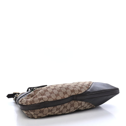 Gucci Monogram Hasler Hobo Dark Brown 4 of 9