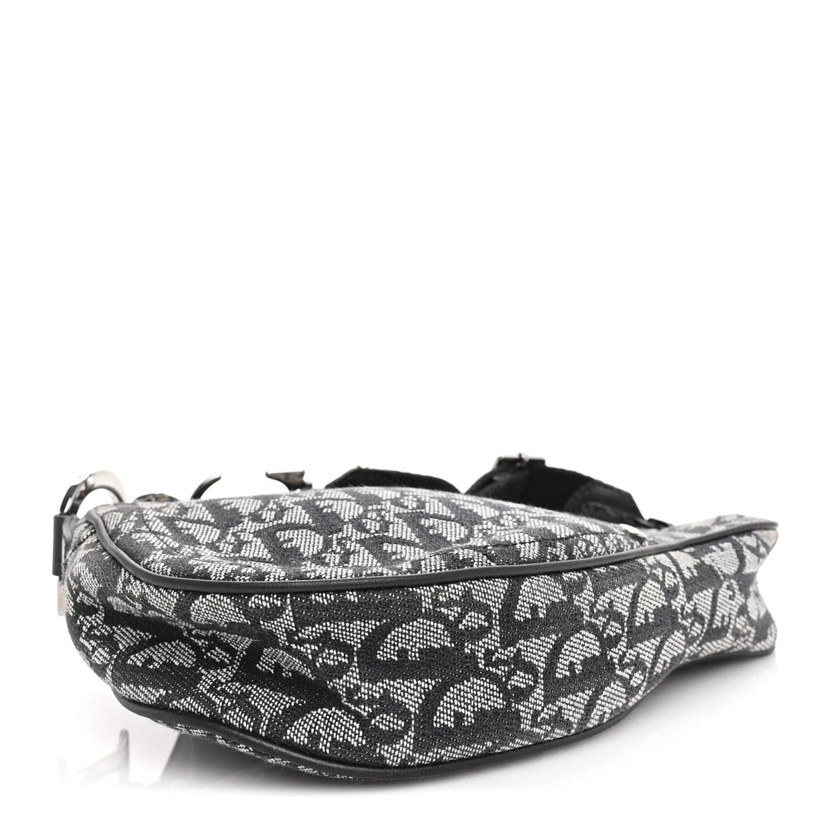 Monogram Saddle Bag Black