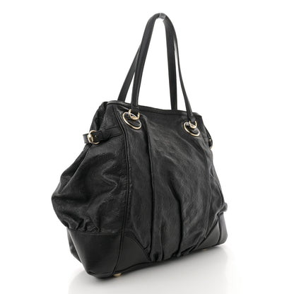 Gucci Guccissima Large Full Moon Tote Black 3 of 14