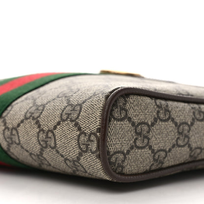 Gucci GG Supreme Monogram Web Small Ophidia Messenger Bag Brown 8 of 8