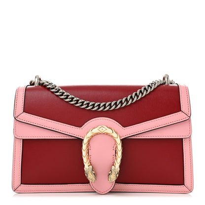 Gucci Azalea Calfskin Enamel Small Dionysus Shoulder Bag New Cherry Red Wild Rose Off White 1 of 7