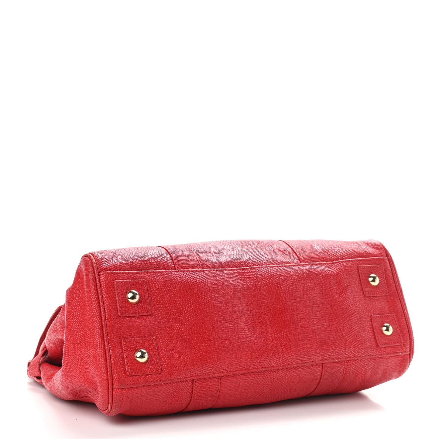 Lizard Embossed Calfskin Bayswater Red