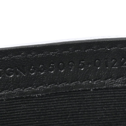 Saint Laurent Crocodile Embossed Monogram Phone Holder Crossbody Black 7 of 7