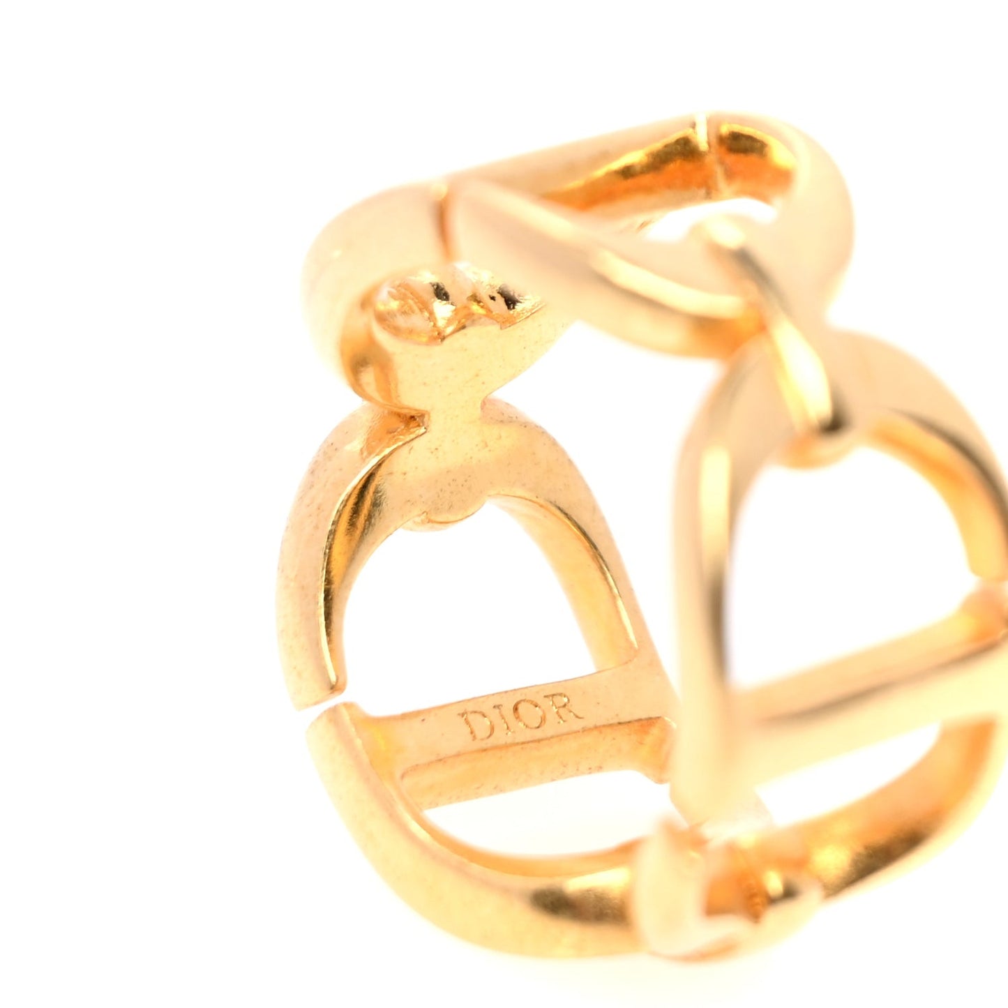 Metal CD Ring  Gold