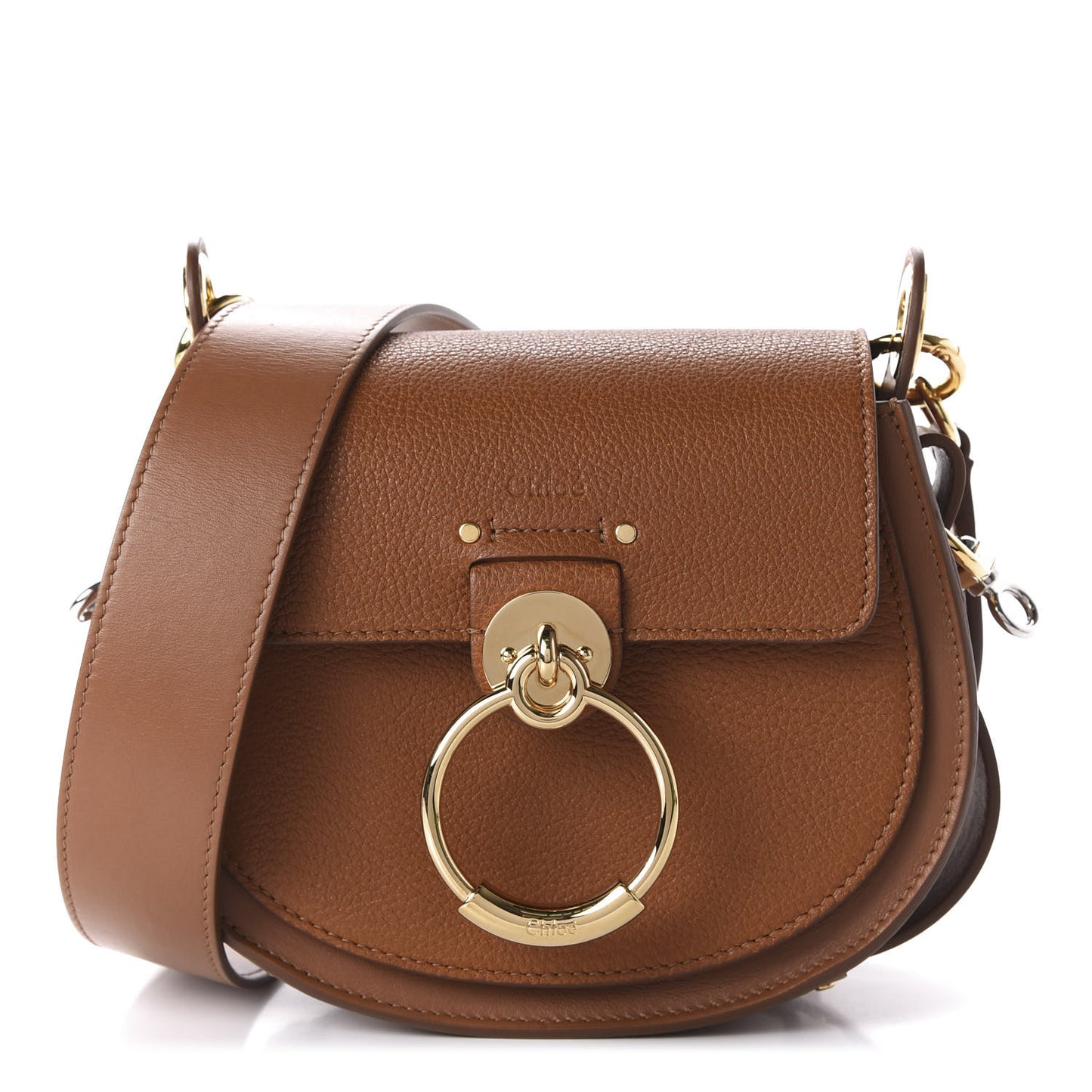 Calfskin Small Tess Bag Caramel