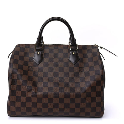 Louis Vuitton Damier Ebene Speedy 30 1 of 8