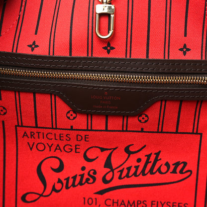 Louis Vuitton Damier Ebene Neverfull MM 6 of 9
