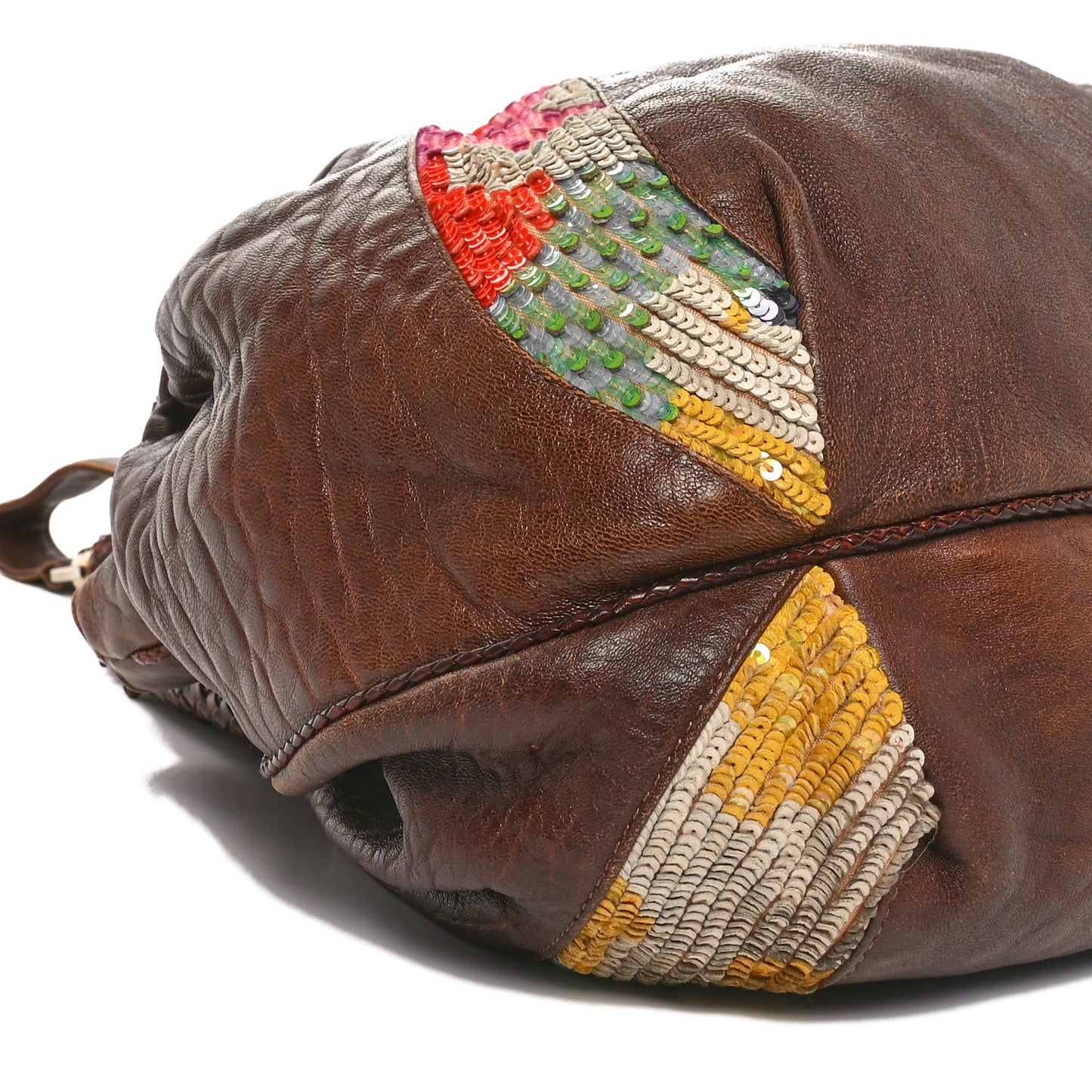 Nappa Sequin Spy Tobacco Multicolor