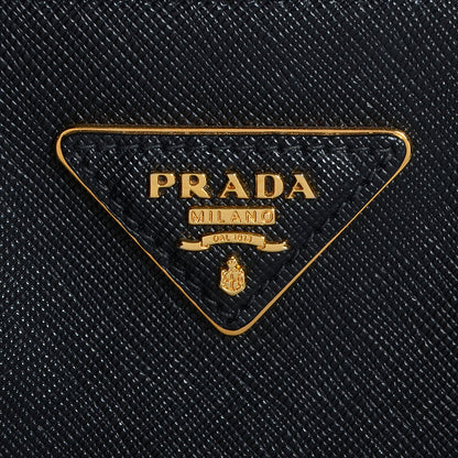 Prada Saffiano Lux Large Double Zip Tote Nero Black 2 of 10