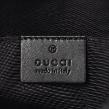 Gucci Canvas Web Tiger Embroidered Messenger Bag Black 6 of 7