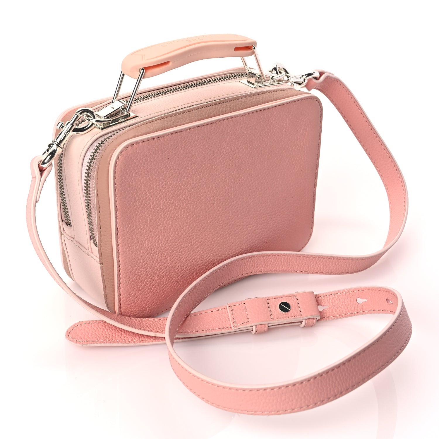 Marc Jacobs Calfskin Mini The Box Bag Bloom Pink 2 of 8