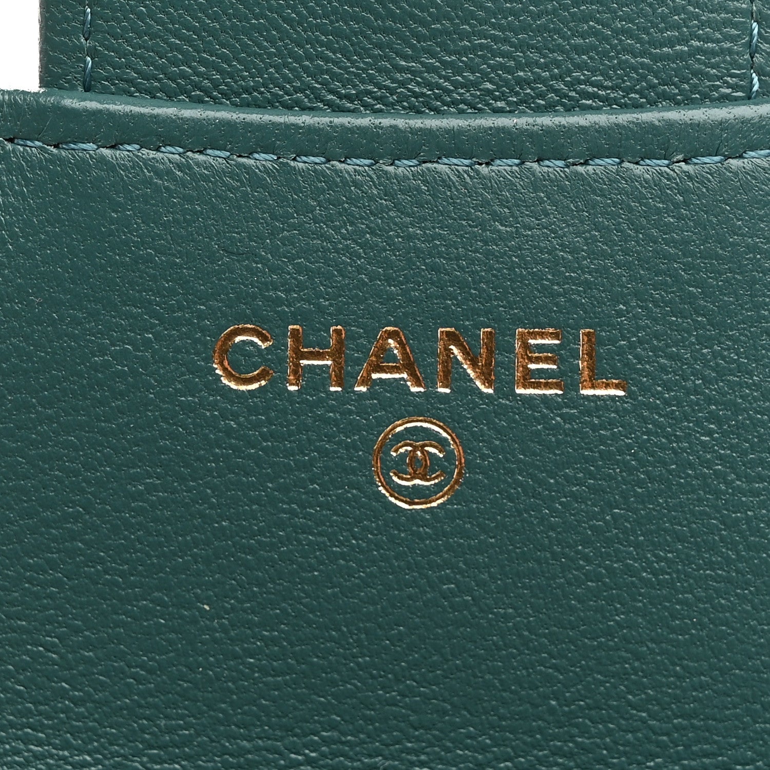Chanel Lambskin Quilted Top Handle Flap Coin Purse With Chain Green 6 of 11