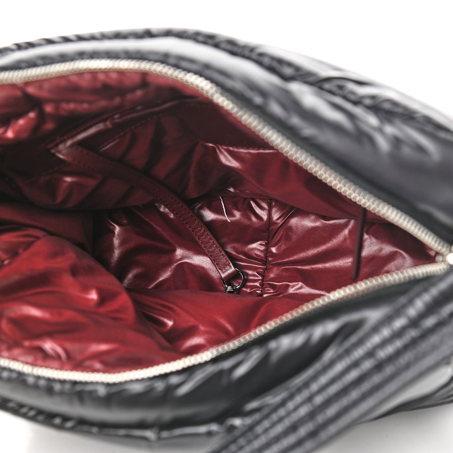 Nylon Small Coco Cocoon Messenger Bag Black