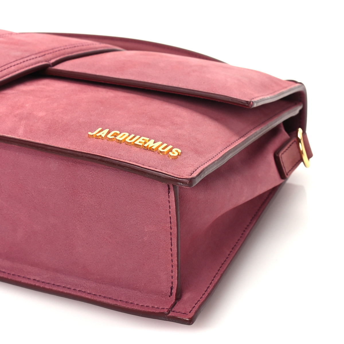 Jacquemus Nubuck Le Bambinou  Burgundy 8 of 8