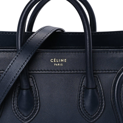 Celine Smooth Calfskin Nano Luggage Ink 6 of 7