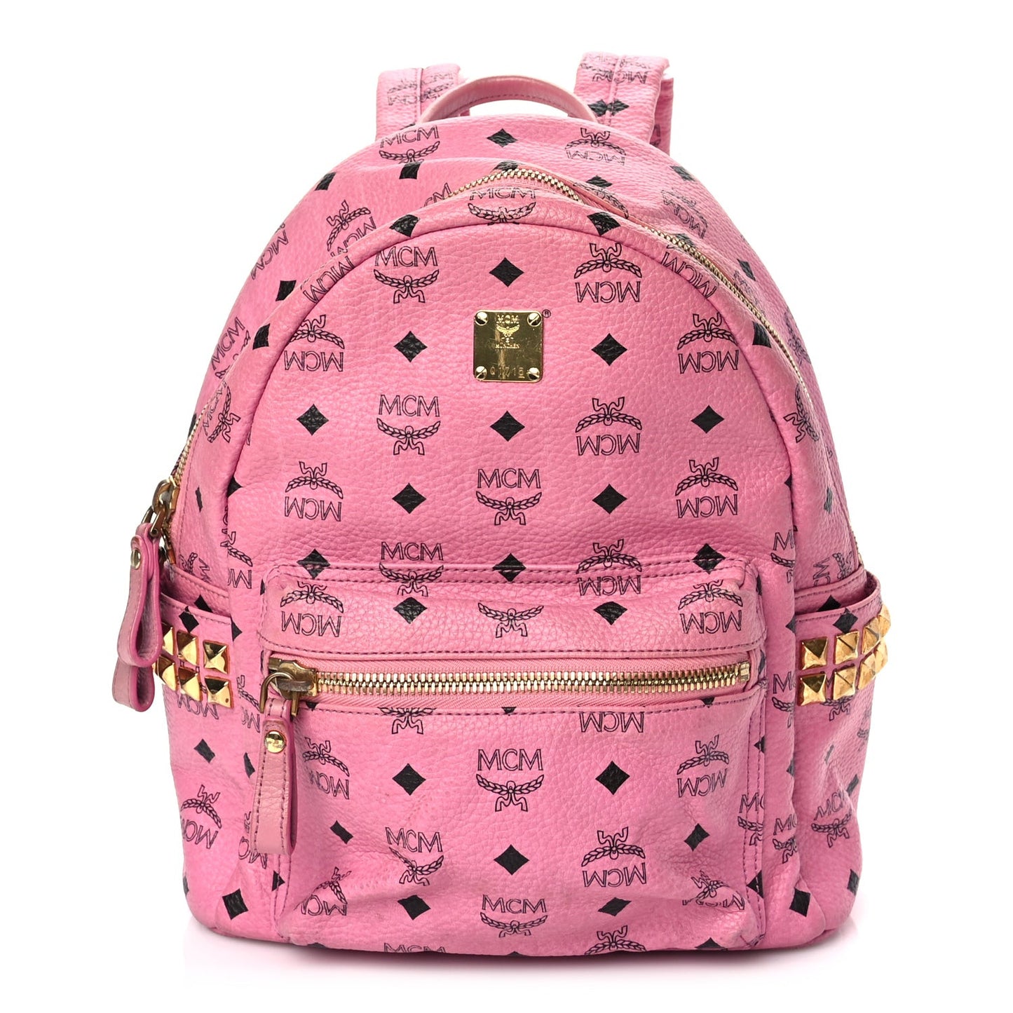 Visetos Small Side Stud Stark Backpack Pink