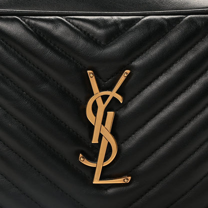 Saint Laurent Calfskin Matelasse Monogram Lou Camera Bag  Black 6 of 8