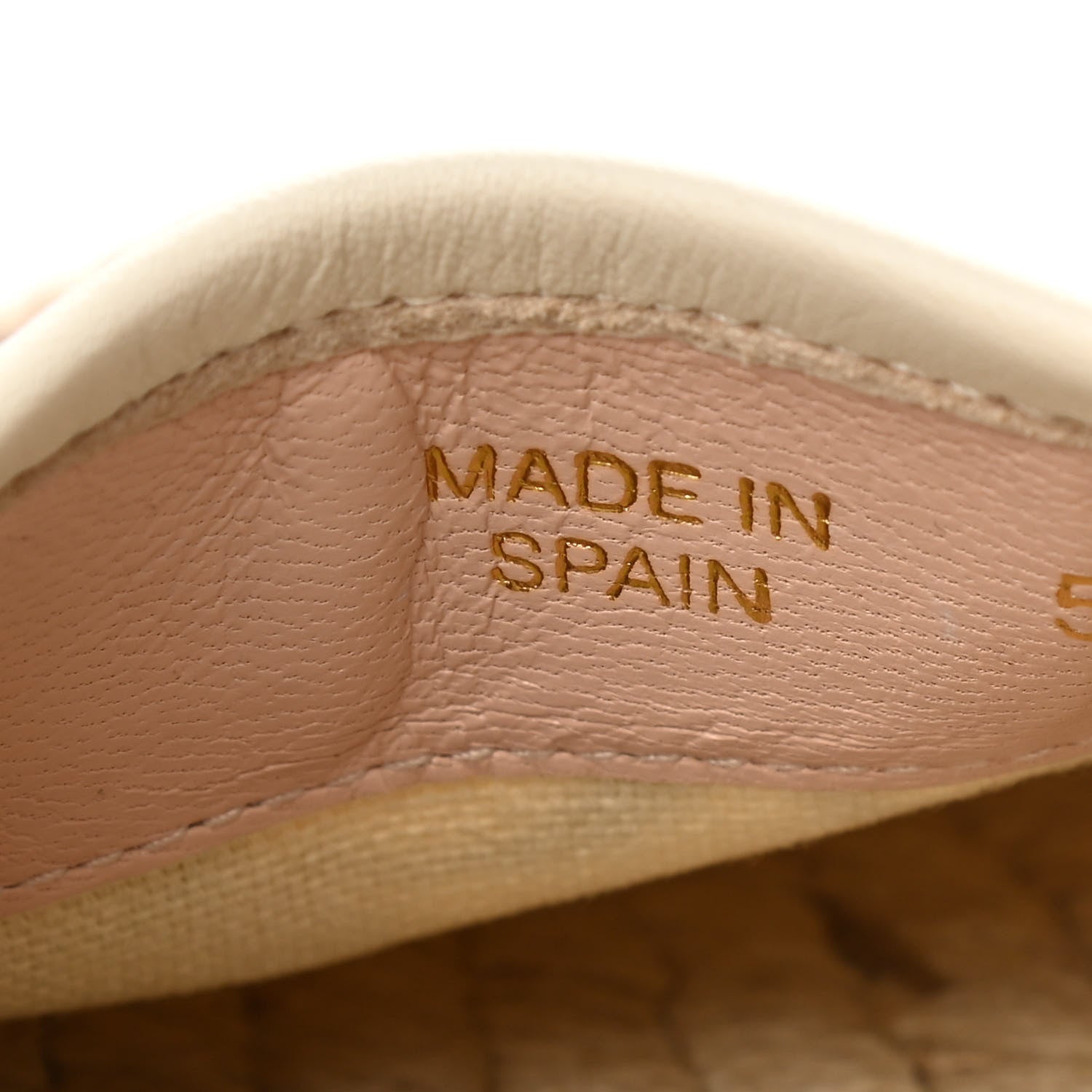 Gucci Canvas Logo Espadrilles 37 Greggio White 9 of 11