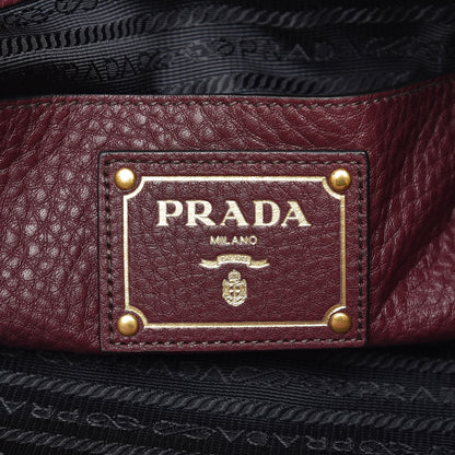 Prada Vitello Daino Hobo Amaranto 6 of 8