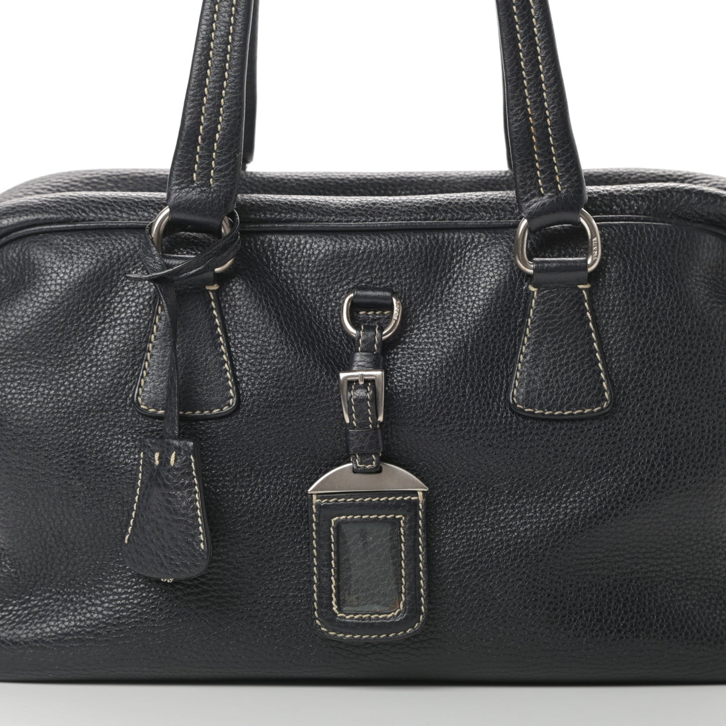 Vitello Daino Bowler Black