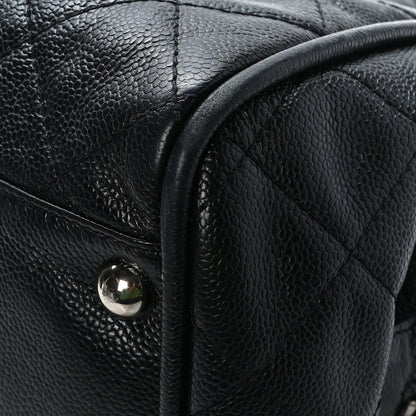 Chanel Caviar Quilted CC Timeless Bowler Black 11 of 12