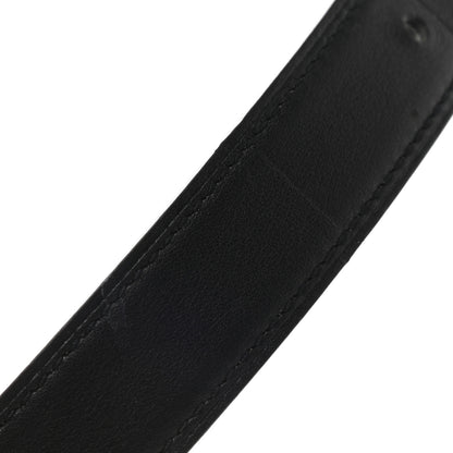 Hermes Swift Epsom 24mm Belt Strap 75 Black Etoupe 7 of 7