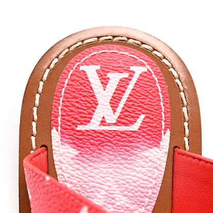 Louis Vuitton Monogram Escale Palma Sandals Rouge 6 of 7