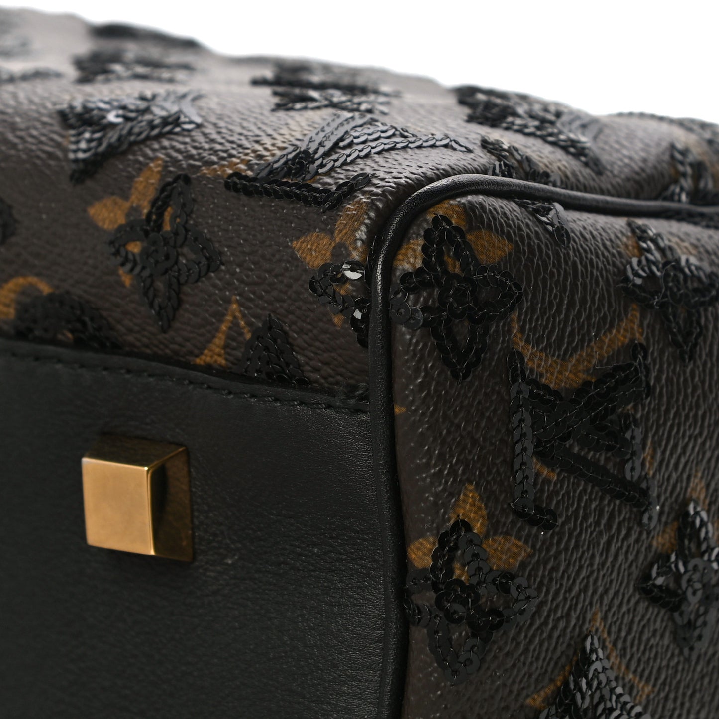 Monogram Sequins Eclipse Speedy 28 Black