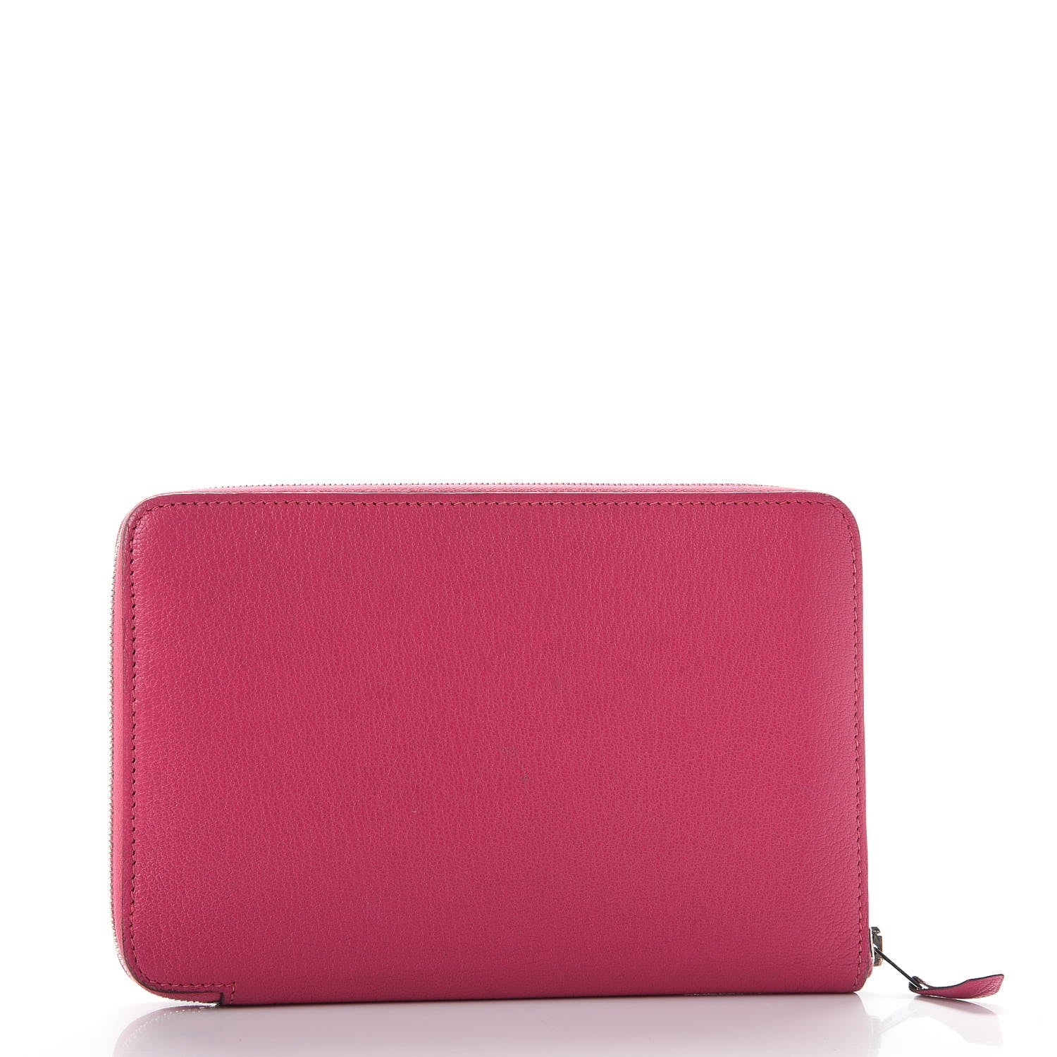 Hermes Chevre Mysore Azap GM Combined Wallet Rose Shocking 3 of 14