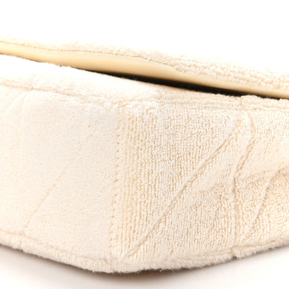 Saint Laurent Terry Patchwork Monogram Medium Jamie Tropical Sand 9 of 10