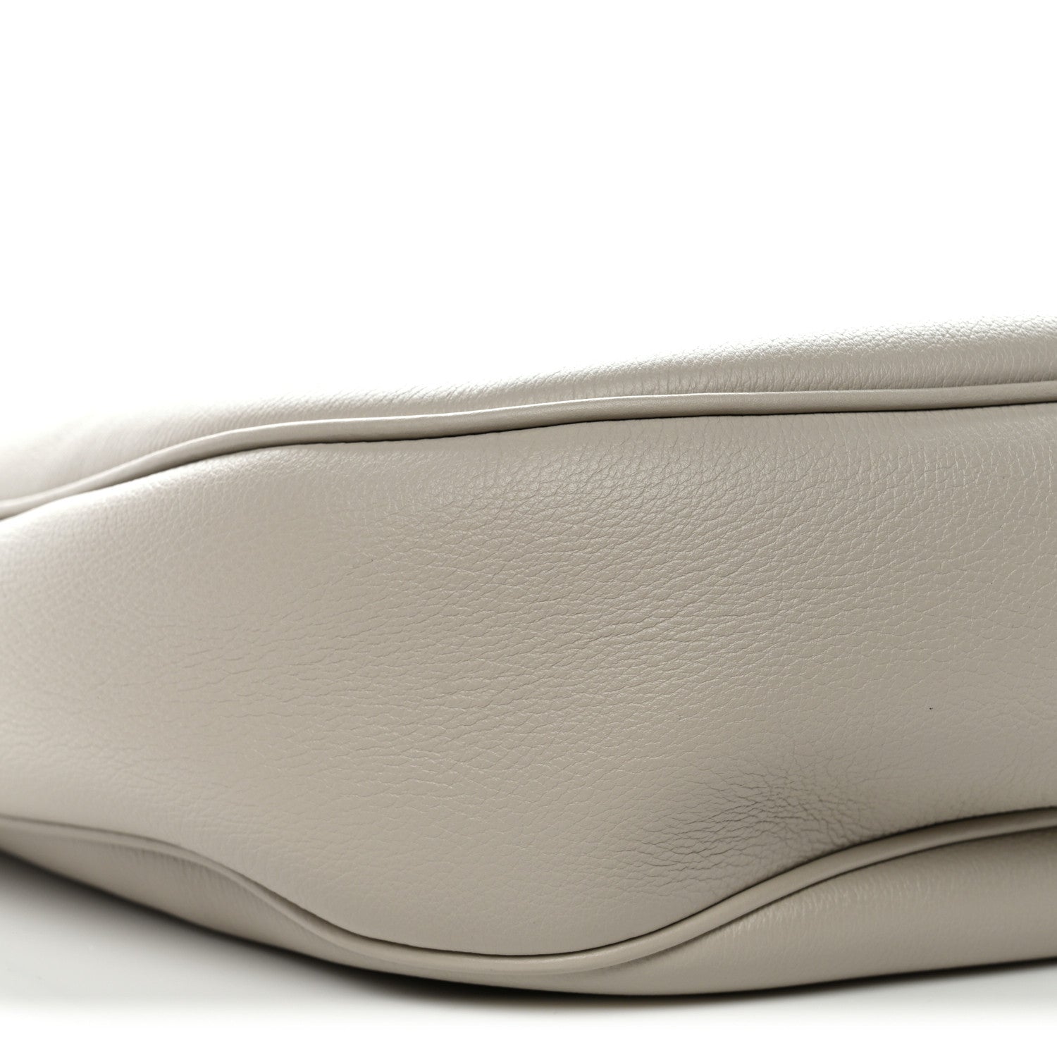 Celine Supple Calfskin Cuir Triomphe Heloise Shoulder Bag Light Stone 9 of 10