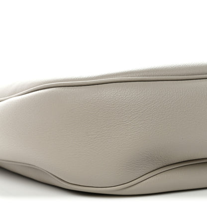 Celine Supple Calfskin Cuir Triomphe Heloise Shoulder Bag Light Stone 9 of 10