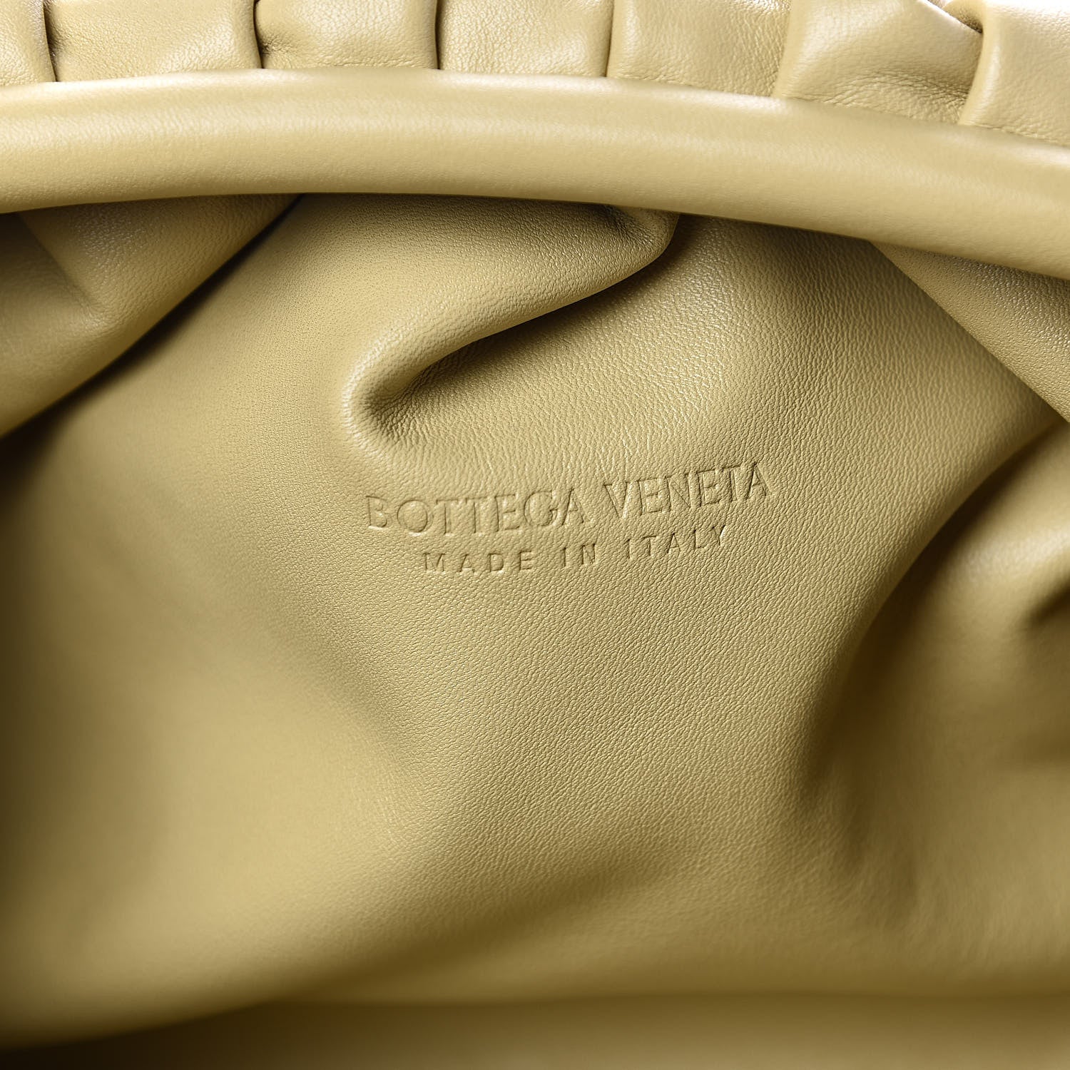 Bottega Veneta Smooth Butter Calf The Pouch Oversized Clutch Tapioca 6 of 9