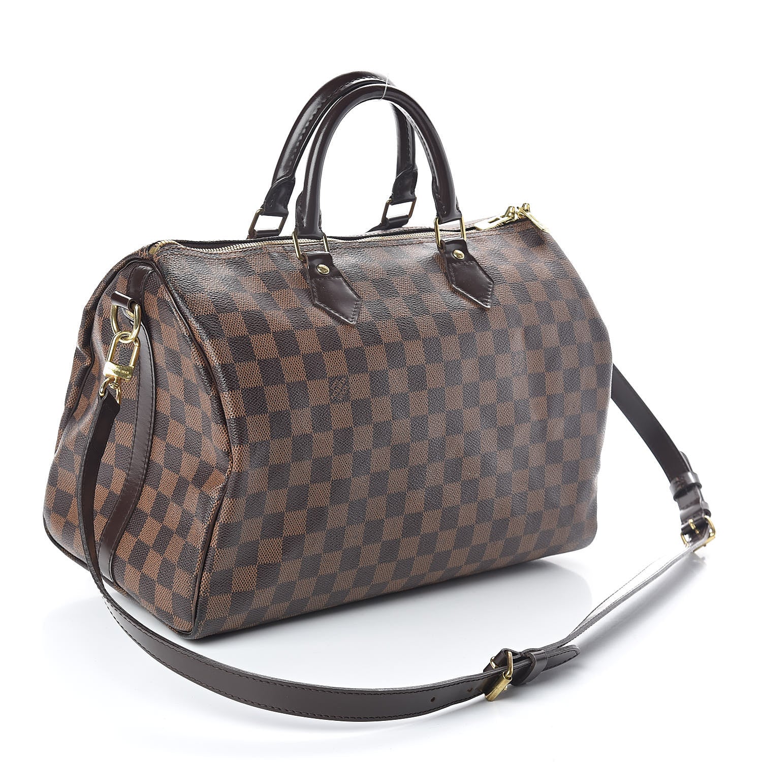 Louis Vuitton Damier Ebene Speedy Bandouliere 35 3 of 14
