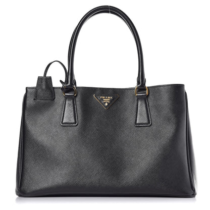 Prada Saffiano Lux Medium Tote Nero Black 1 of 12