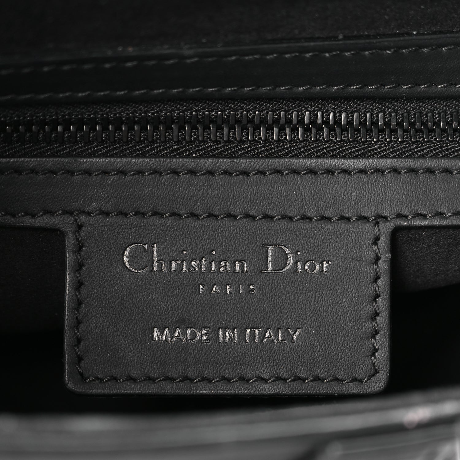 Christian Dior Ultra Matte Calfskin Saddle Bag Black 5 of 10