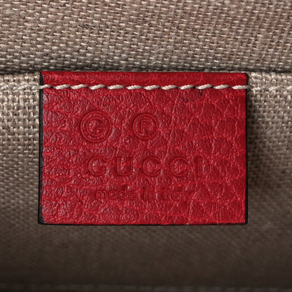 Gucci Dollar Calfskin Small Interlocking G Shoulder Bag Red 5 of 7