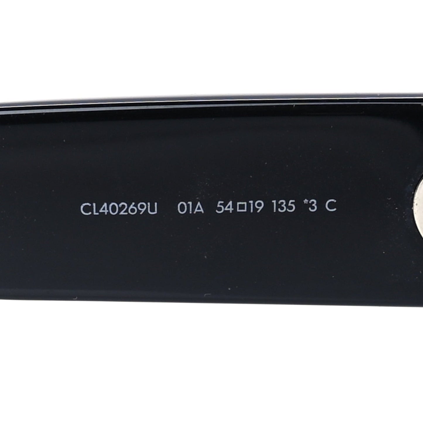 Acetate Triomphe Sunglasses CL40209U Black